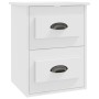 Mesita de noche de pared blanca 41,5x36x53 cm