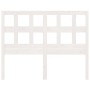 Cabecero de cama madera maciza de pino blanco 145,5x4x100 cm