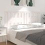 Cabecero madera maciza de pino blanco 146x4x100 cm