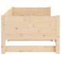 Sofá cama extraíble madera maciza de pino 2x(80x200) cm