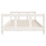 Estructura de cama para niños madera de pino blanco 90x200 cm