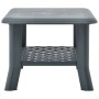 Mesa de centro de plástico verde 90x60x46 cm