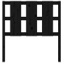 Cabecero de cama madera maciza de pino negro 95,5x4x100 cm