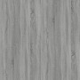 Mesa auxiliar de madera contrachapada gris Sonoma 40x40x35 cm