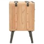 Mesita de noche madera maciza de abeto 50x35x57 cm
