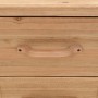 Mesita de noche madera maciza de abeto 50x35x57 cm