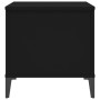 Mesa de centro madera contrachapada negro 60x44,5x45 cm