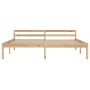 Estructura de cama sin colchón madera maciza de pino 180x200 cm