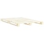 Estructura de cama de palets sin colchón madera pino 180x200 cm