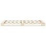 Estructura de cama de palets sin colchón madera pino 180x200 cm
