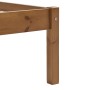 Estructura cama sin colchón madera pino marrón miel 180x200 cm