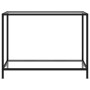 Mesa de consola transparente vidrio templado 100x35x75 cm