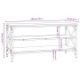 Mueble para TV madera contrachapada roble Sonoma 100x40x50 cm