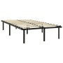Estructura de cama sin colchón metal negro 180x200 cm