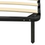 Estructura de cama sin colchón metal negro 180x200 cm