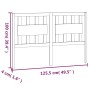 Cabecero de cama madera maciza de pino blanco 125,5x4x100 cm