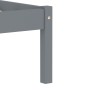 Estructura de cama sin colchón madera de pino gris 100x200 cm