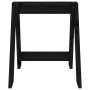 Taburetes 2 unidades madera maciza de pino negro 40x40x45 cm