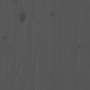 Mesitas de noche 2 uds madera maciza de pino gris 40x34x40 cm