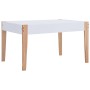 Mesa y sillas infantiles 3 pzas con pizarra negro y blanco