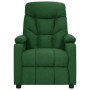 Sillón de masaje eléctrico tela verde oscuro