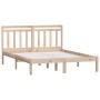 Estructura de cama madera maciza de pino 120x200 cm