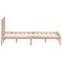 Estructura de cama madera maciza de pino 120x200 cm