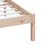 Estructura de cama madera maciza de pino 120x200 cm