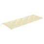Banco Batavia cojín color crema madera maciza de teca 150 cm
