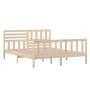 Estructura de cama de madera maciza 160x200 cm