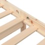 Estructura de cama madera maciza de pino 100x200 cm