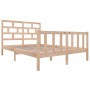 Estructura de cama madera maciza de pino 120x200 cm