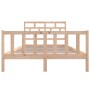 Estructura de cama madera maciza de pino 120x200 cm