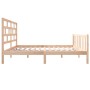 Estructura de cama madera maciza de pino 120x200 cm