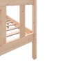 Estructura de cama madera maciza de pino 120x200 cm