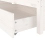 Estructura de cama con cajones blanco 160x200 cm