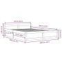 Estructura de cama con cajones doble blanco 135x190 cm