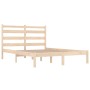 Estructura de cama madera maciza de pino 140x200 cm