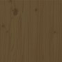 Estructura de cama madera maciza pino marrón miel 100x200 cm
