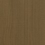 Estructura de cama madera maciza de pino marrón miel 200x200 cm