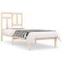 Estructura de cama sin colchón madera maciza de pino 90x190 cm