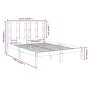 Estructura de cama madera maciza 120x190 cm