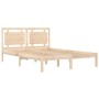 Estructura de cama de madera maciza 160x200 cm
