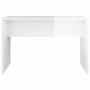 Juego de tocador blanco brillante 74,5x40x141 cm