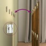 Cabecero de cama con mesitas madera contrachapada roble ahumado
