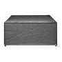 Fundas muebles jardín 2 uds 12 ojales rectangular 315x180x75 cm