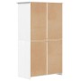 Armario BODO madera maciza de pino blanco 99x53,5x173 cm