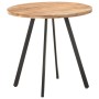 Mesa de comedor de madera maciza de acacia 80 cm