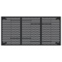 Mesa de jardín de acero gris antracita 165x80x72 cm