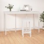 Mesa alta de bar madera maciza de pino blanco 180x80x110 cm